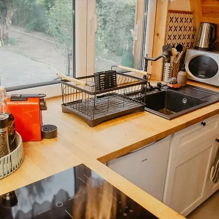 Nyaktekercs Wood - Hot Tub Domek alpejski Ostrzyhom
