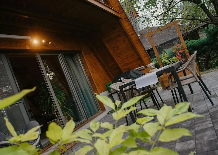 Nyaktekercs Wood - Hot Tub Chalé